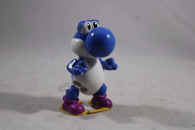 Tomy Blue Yoshi Wind Up Walking Toy 2023 Nintendo 2.5''