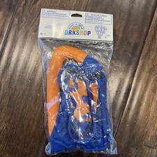 Build a Bear Blue and Orange Snorkel and Fin Set - 4 Pieces New Sealed