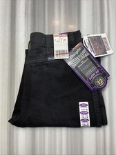 New Vintage Wrangler Jeans Women's 7/8 x 32 Bareback Black Jeans