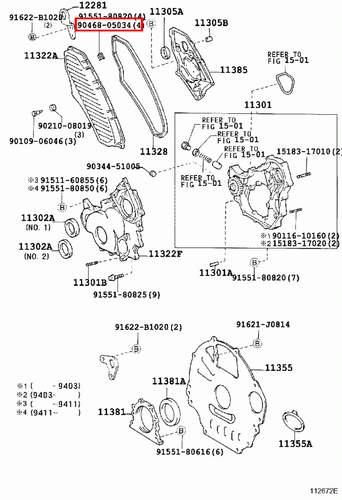 Genuine LandCruiser 80 75 70 78 Series 1HZ 1KZ 1PZ 1HD Timing Belt Cover Clip - Picture 7 of 20