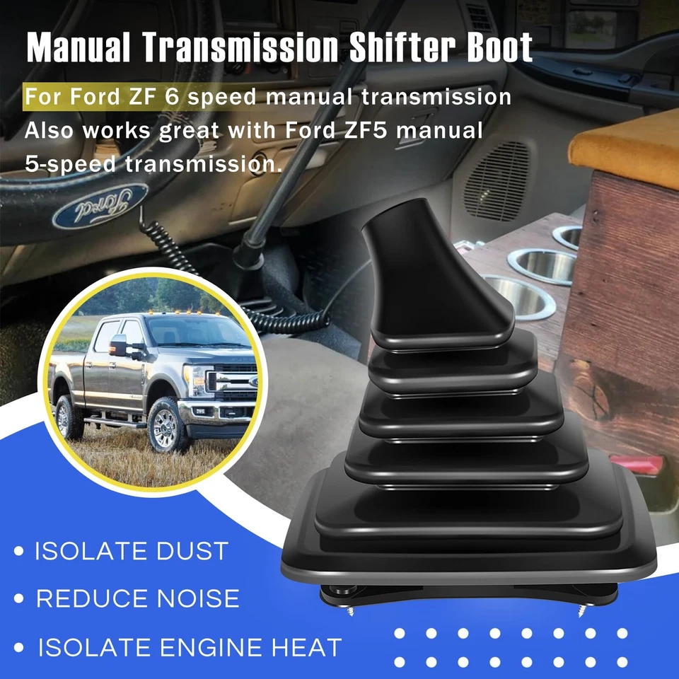 Bota de cambio F81Z7277BB para Ford F-250 F-350 F-450 F-550 Super Duty 1999-07 ZF 6 Foto 2 de 4