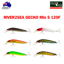RIVER2SEA GECKO Min S 120F 12 cm, 21 g Australian Floating Fishing Wobbler