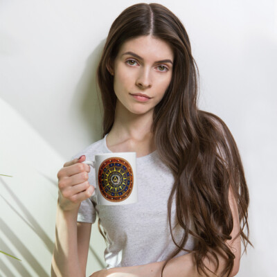 White glossy mug Arcontan