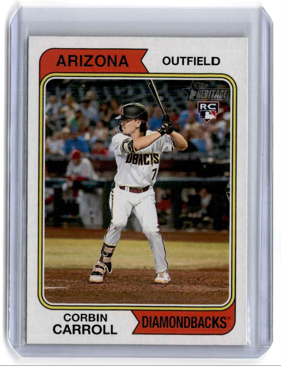 2023 Topps Heritage Corbin Carroll RC Arizona Diamondbacks #209