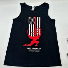 2019 Arnold Classic Strongman Strong Man Tank Top Size S Workout Good Shape