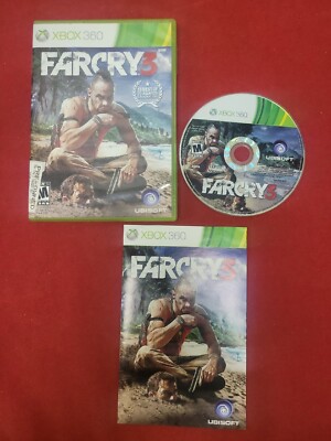 Far Cry 3 Pour Xbox 360 - Version PAL - Jeu En Bon état Testé Et Ressurfacé