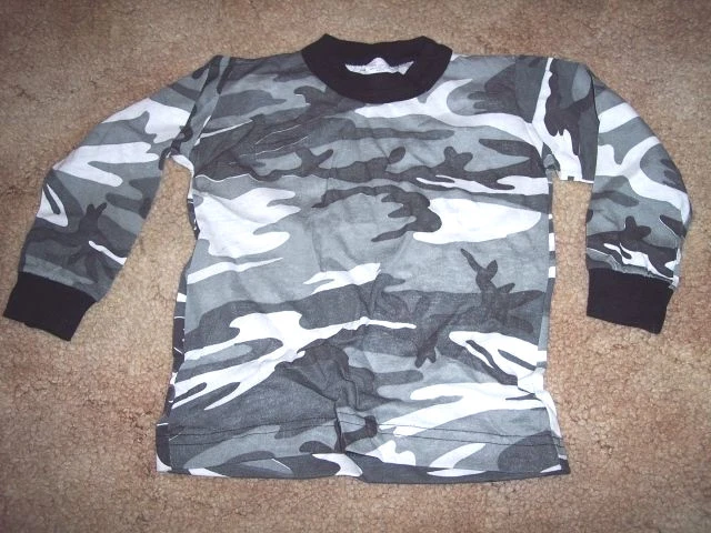 2 Piezas Pijama Nieve Camuflaje Pijama 18m Urbano Camuflaje Pijamas Urbano Camuflaje Pantalones Camisa Camuflada Foto 3 de 4