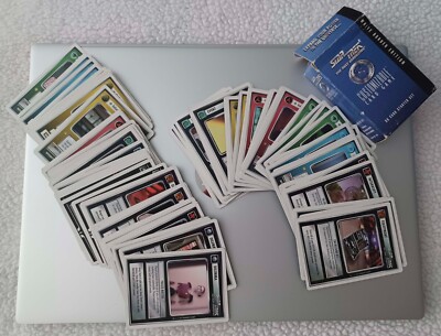 Star Trek The Next Generation Customizable Card Game Lot of 105 Cards ...