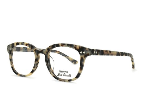 Converse Eyeglasses Jack Purcell P007 UF Black Tortoise Purple 48-19-140 O10 - Picture 9 of 18