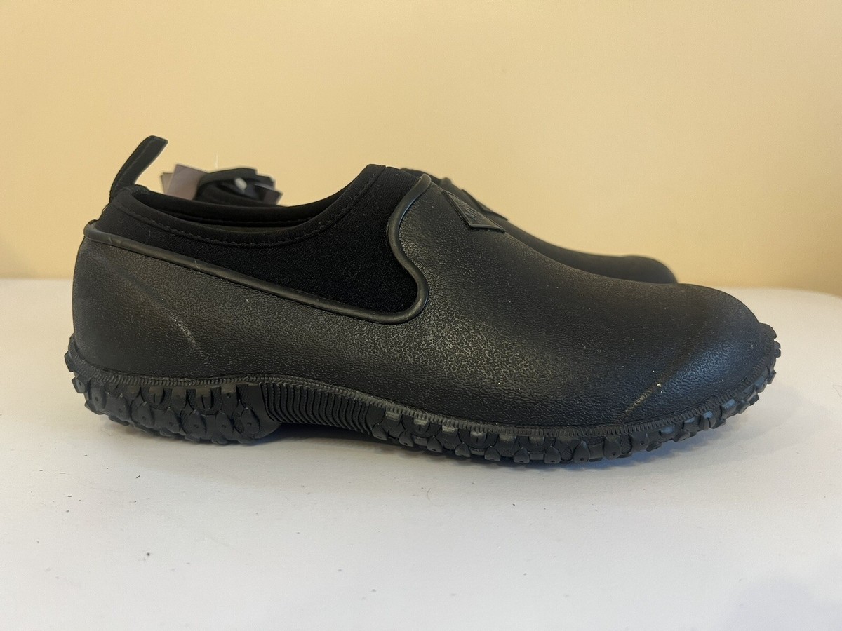 Men\'s Muck Muckster II Waterproof Black Slip-On Shoes Muck Boots Womens Black RHS Muckster II Shoes main image 4