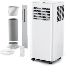Portable Air Conditioner 4-in-1 AC Dehumidifier w/ Remote Cool, Fan, for Rooms