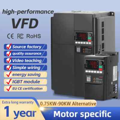 VFD 11KW 15KW 18KW 22KW 30KW High-performance Vector Frequency Converter AC380v