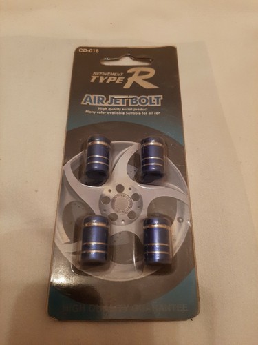 4 Tapones Válvula De ruedas De Aluminio Para Coche, Moto, Furgón TYPE | eBay