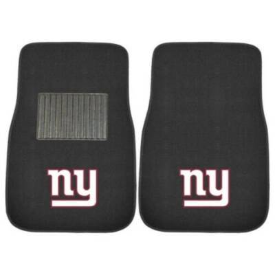 NFL   York Giants Embroidered Car Mat Set 17''x25.5''  2 Piece