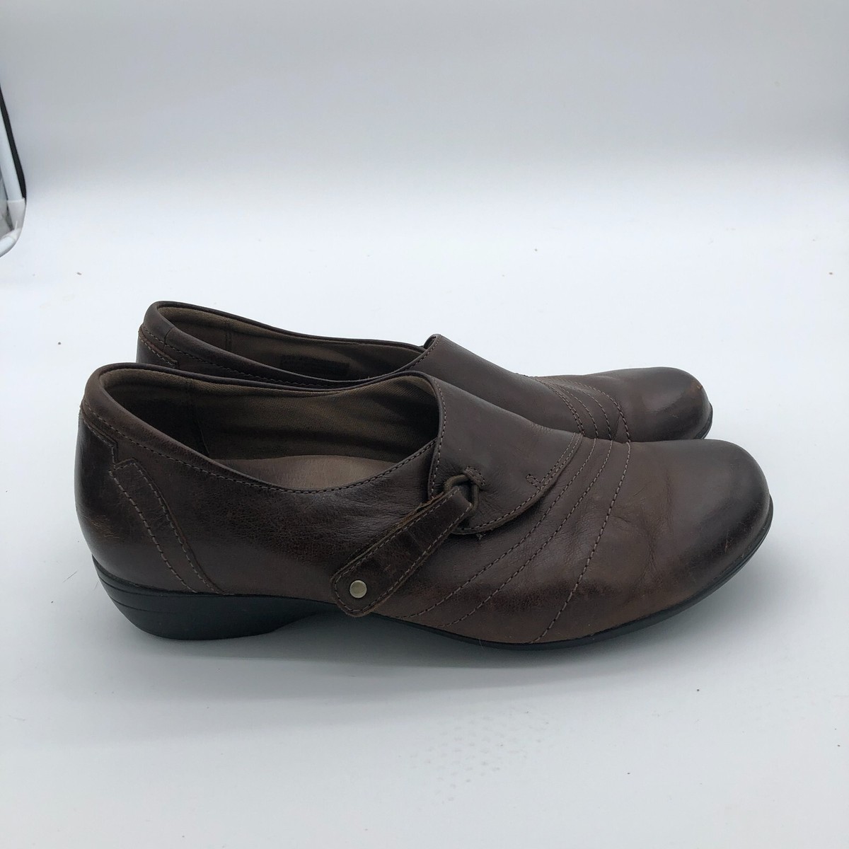 Dansko Franny Loafers Womens 9.5 Brown Leather Slip On Shoes 