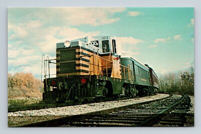 Greater Winnipeg Water District Railway #31 Rail Fan Trip 1975 Canada Postcard