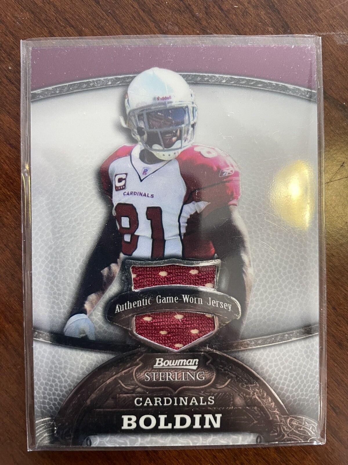 2008 Bowman Sterling Refractors #73 Anquan Boldin Jersey 208/389
