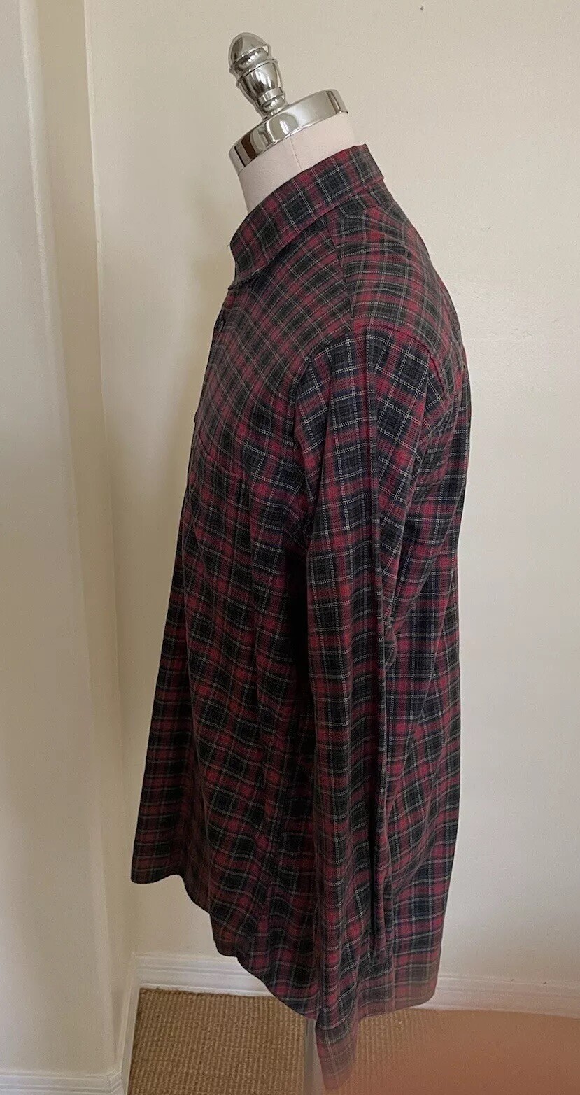 ROBERT TALBOTT Classic Button Under Collar Check … - image 4