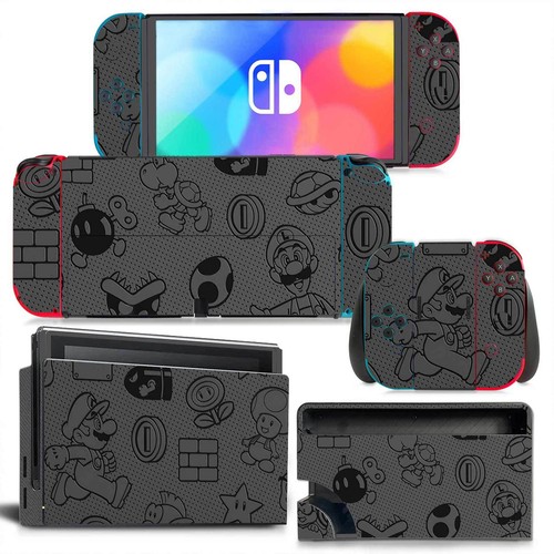 DIY Decal Cartoon Wraps Colorful Stickers Mario Skin Stickers For Switch Oled - Picture 13 of 47