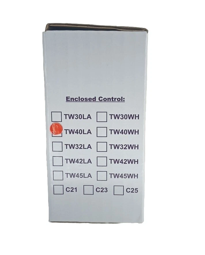 Ventilador reversible Fanimation TW40LA 6 velocidades DC y luz de control de pared luz almendra  Foto 3 de 4