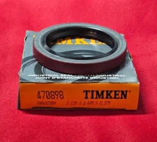TIMKEN National 470898 Oil Seal - 2.125" x 2.875" x 0.375" Made in USA - NEW