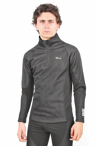 Maglia Termica OJ Windshirt F028 in poliestere con membrana antivento per  moto | eBay