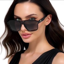 Gafas De Sol Lentes De Moda Nuevo Mujeres Grande Pilot Sunglasses Women Ladys