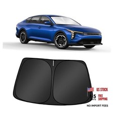 Custom Fit Windshield Sun Shade 2026, Foldable, Easy to Install for Kia K4 2025