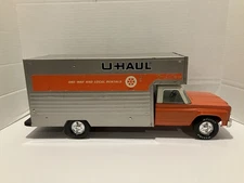 U-Haul Vintage 1970  U-Haul Mover Truck Press Steel 18 1/2in