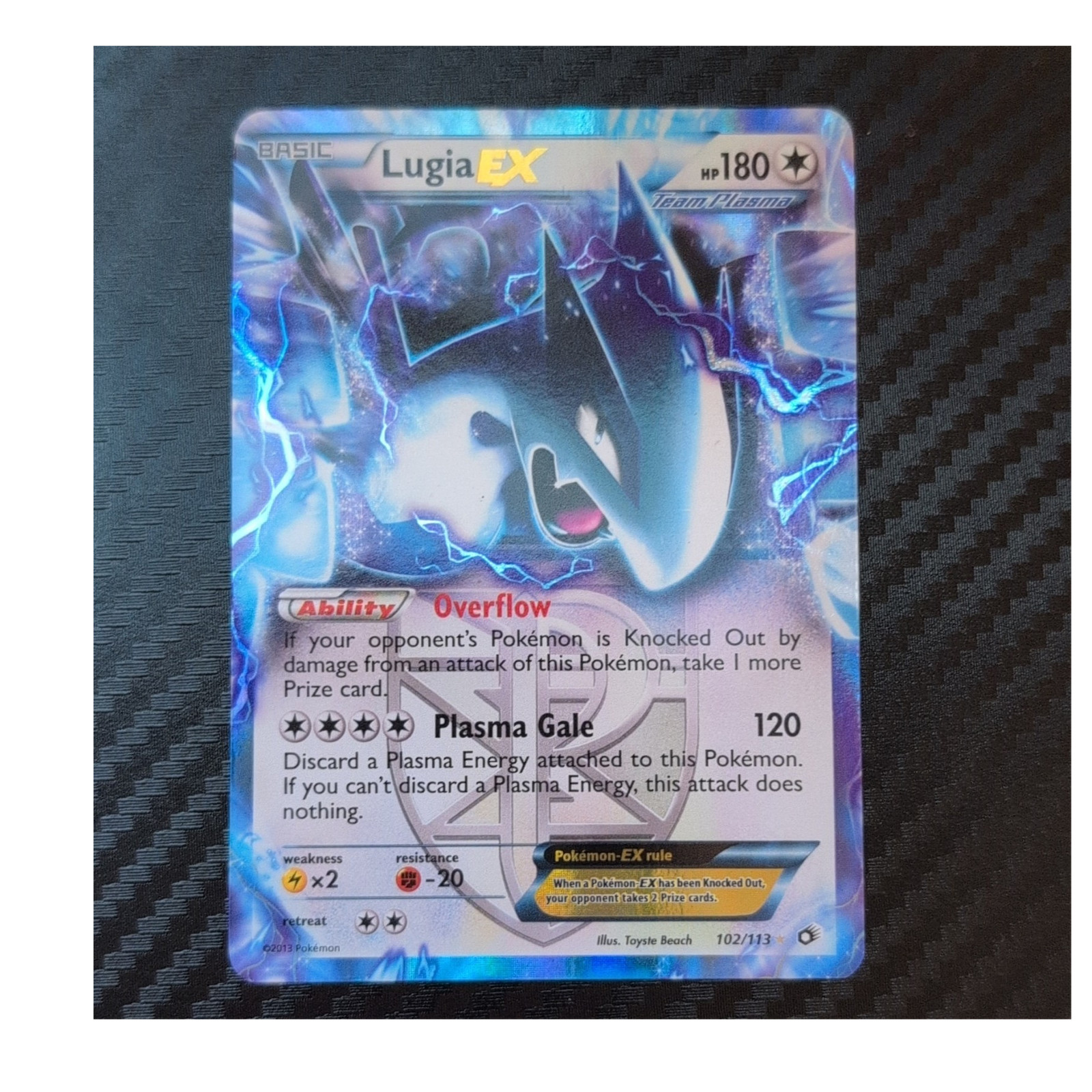 Pokémon *Plasma* Lugia Flareon Vaporeon Jolteon Infernape 6 cards *Dmg-Lp*