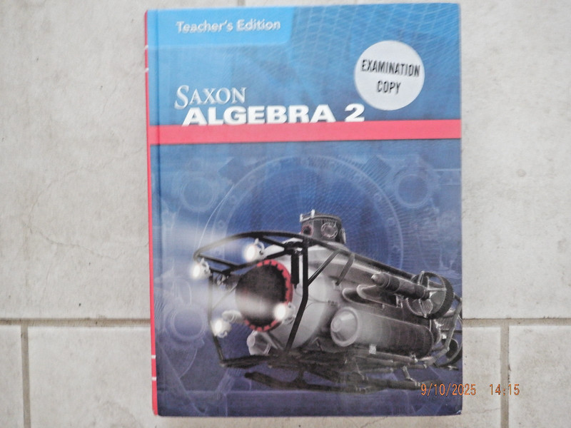 SAXON ALGEBRA 2  4TH EDITION, TEACHER'S EDITION