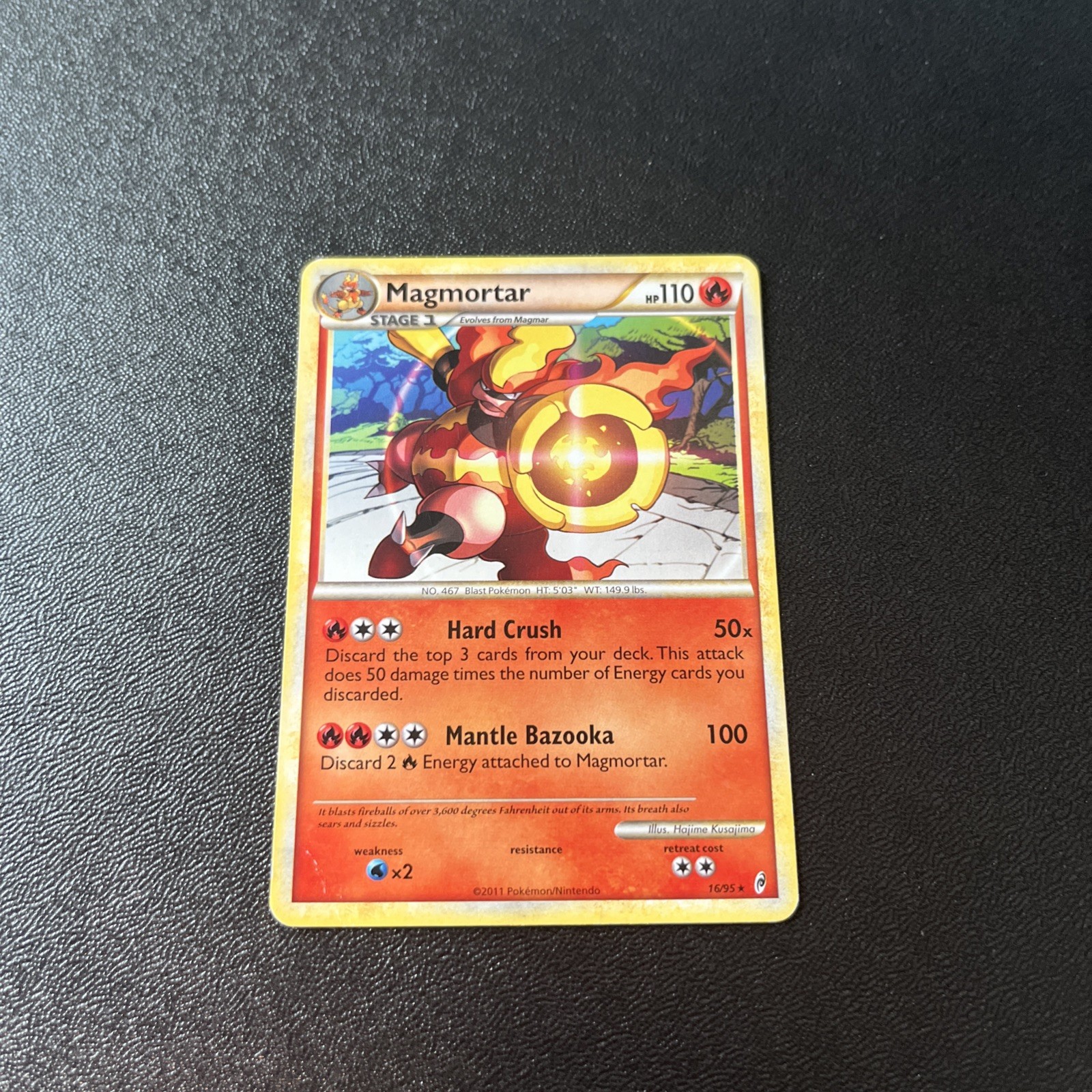 Magmortar 16/95 Holo Rare Call of Legends Pokemon LP