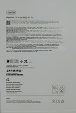 iPad Air 13" (M3) Wi-Fi 256GB Blue MCNP4KN/A A3268 BNIB