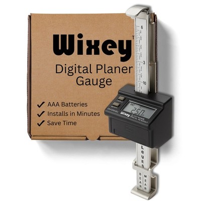 Wixey Digital Planer Gauge Precision Measuring Tool for Woodworking 80 Charac...