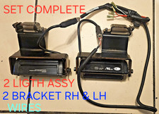 TOYOTA FORKLIFT 9099-U2355-71 RED PEDESTRIAN ZONE LIGHT W/BRACKET & WIRES OEM