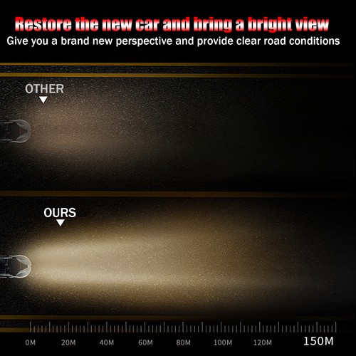 6Pcs Halogen Headlight 9005+H11 High Low Beam+PSX26W Fog Light Bulb Super Bright - Bild 3 von 14