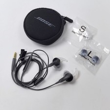Bose SoundSport Wired 3.5mm Jack Earbuds In-Ear Headphones Black Sport Earbuds