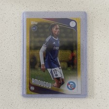 Topps 2025-26 UEFA Mathis Amougou Rookie Serial RC Strasbourg /299 BC-3