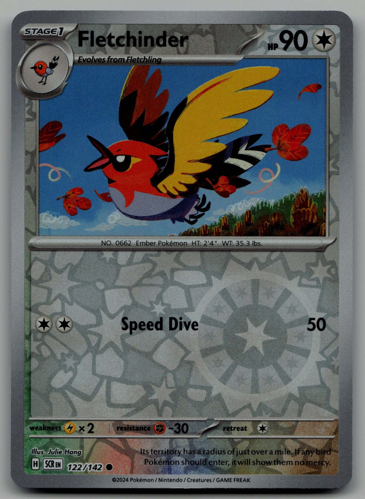 Fletchinder Common SV07: Stellar Crown 122/142 NM