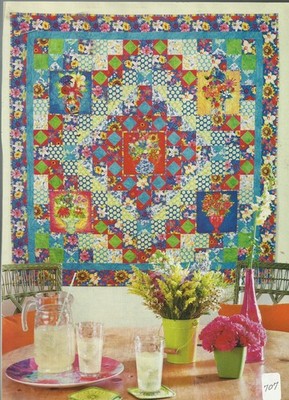 C0581  IT'S A GARDEN PARTY!   QUILT  PATTERN/INSTRUCTIONS