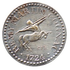 Jeton REMY MARTIN COGNAC 1724 - 1978 - FRANCE - publicité