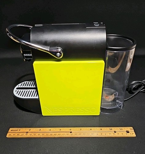 Nespresso "Pixie" C60C Limettengelb Ultrakompakte Kapsel Espressomaschine EUC Rarität - Bild 13 von 13