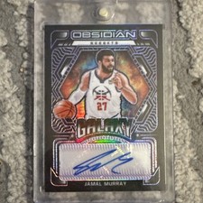 2021-22 Panini Obsidian Galaxy Jamal Murray /75 Auto Electric Etch Purple