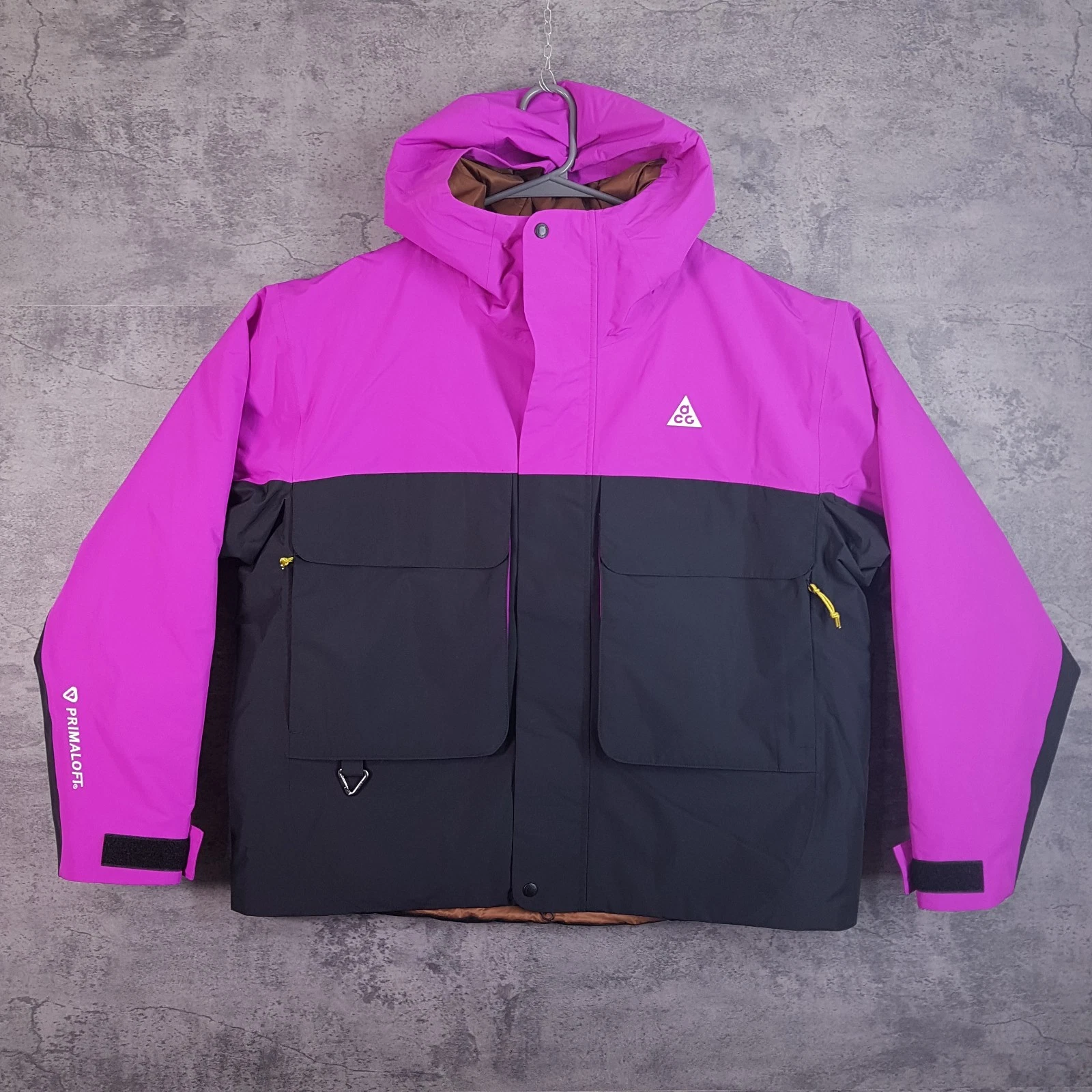 NIKE ACG Storm-Fit Skull peak Jacket Mens MEDIUM Purple Black FV8681-551