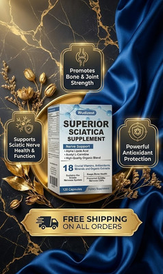 Wudizest Sciatica Nerve Support Supplement 120 Caps Alpha Lipoic Acid B12