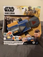 STAR WARS The Mandalorian Dual Attack Gauntlet Lights Disney Hasbro New