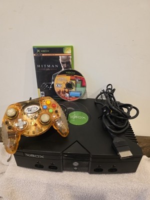 Microsoft Original Xbox Console Bundle w/ 1 Controller, 3 games, cords, tested