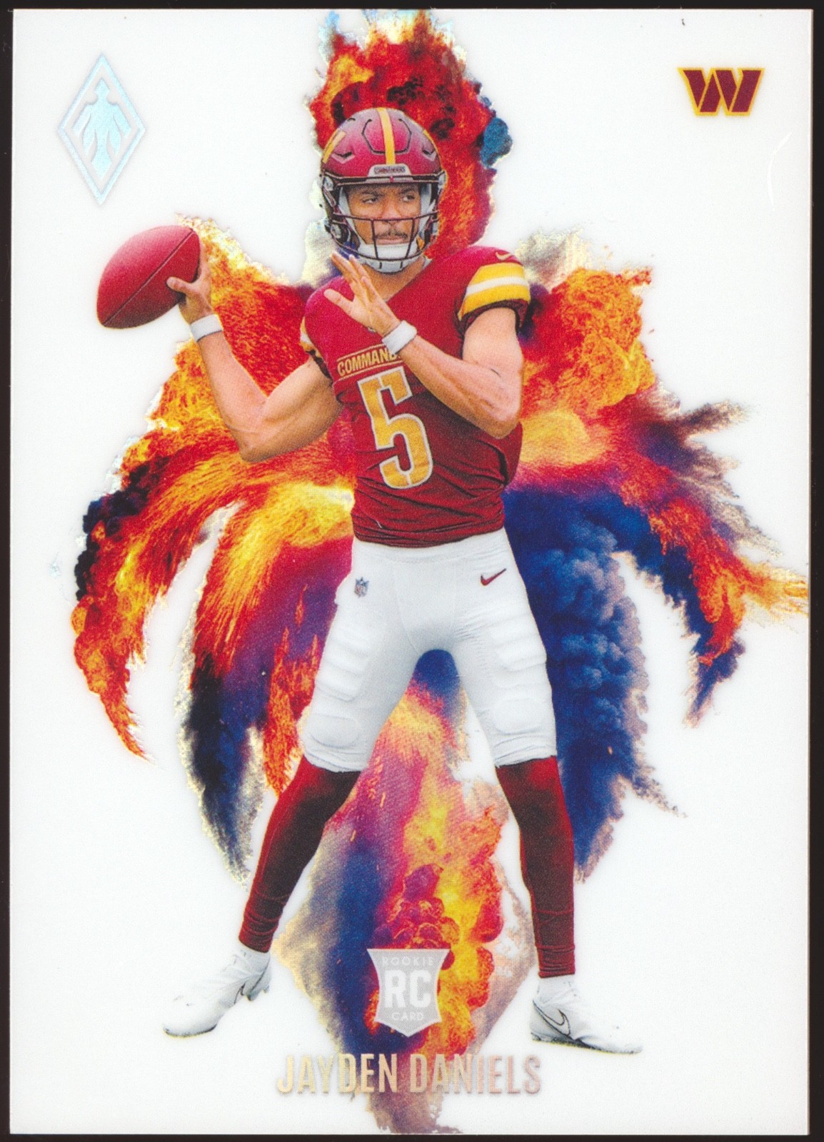 2024 PANINI PHOENIX JAYDEN DANIELS COLOR BLAST ROOKIE SSP!