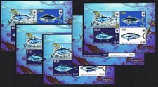 Fiji WWF Pacific Tunas 5 MSs 2004 MNH SG#MS1217 MI#Block 45 I Sc#1006