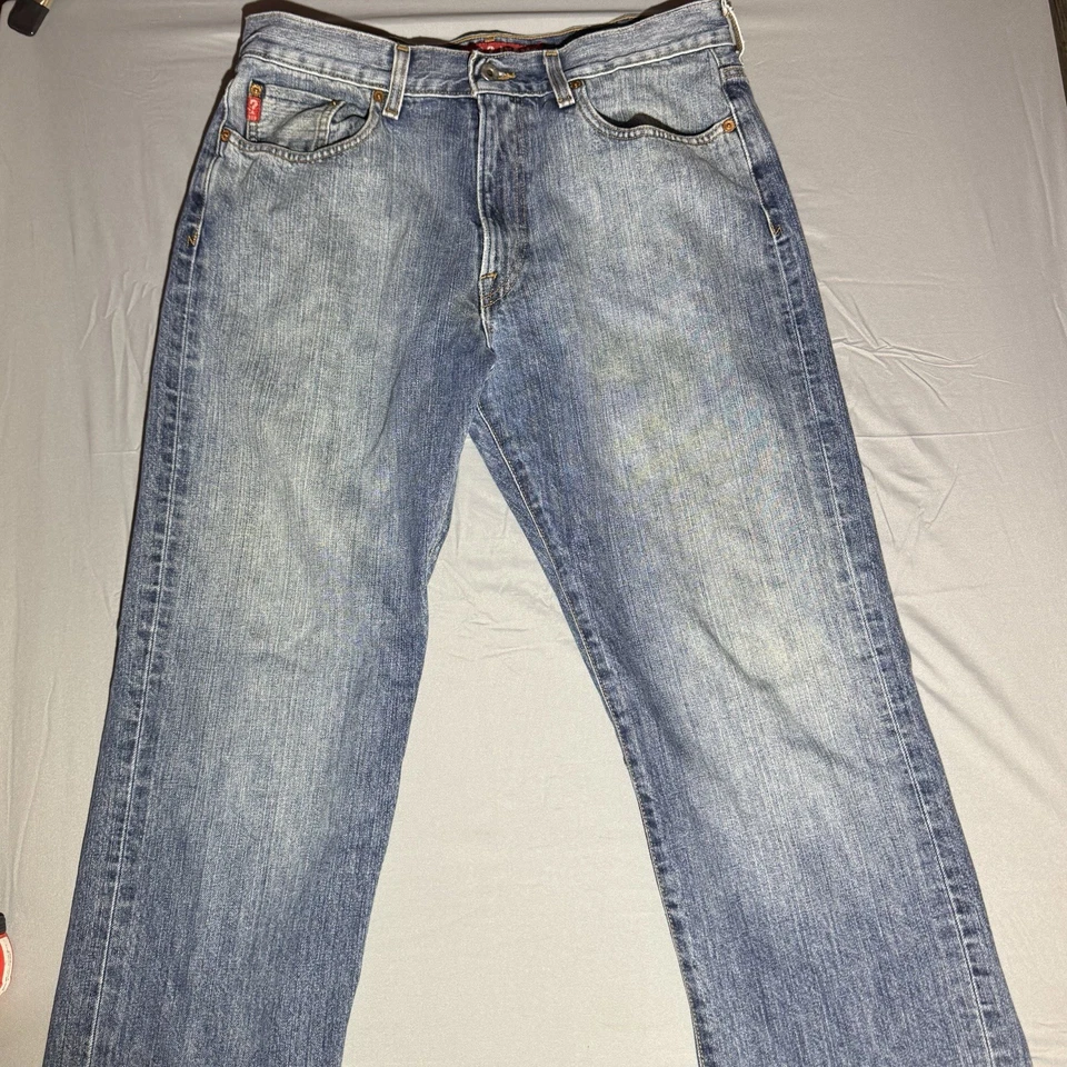 VTG GUESS JEANS Men 34 X 30 Blue Jeans Denim Style Y2K 90s Classic - Image 4 of 4